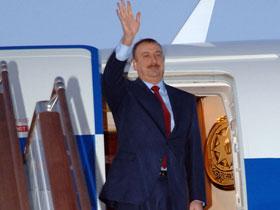 Президент Ильхам Алиев отправляется во Францию