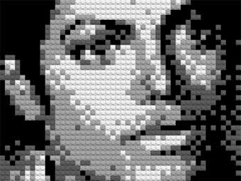 Немецкий художник собрал из Lego портрет Джексона