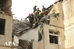В Баку в прогремел сильнейший взрыв в жилом здании, разрушен блок. Есть погибшие и раненые - [ФОТО]