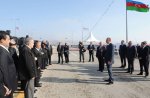 Президент Ильхам Алиев принял участие в открытии Бакинской окружной автомобильной дороги и в открытии после реконструкции участка автодороги Баку - граница России